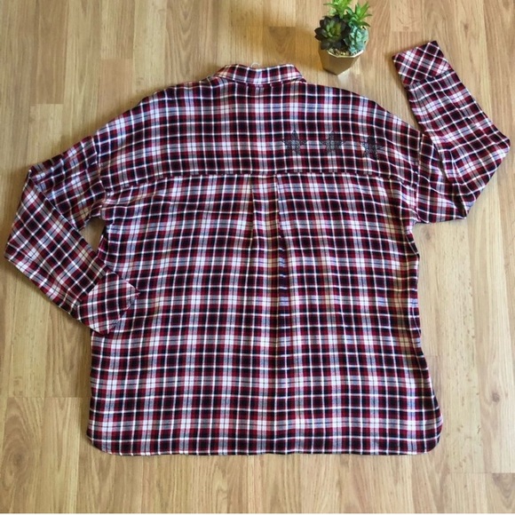 Zadig & Voltaire Tamara Car Rouge Plaid Stars Shirt Red/Black Women's
XSMALL - Picture 4 of 6
